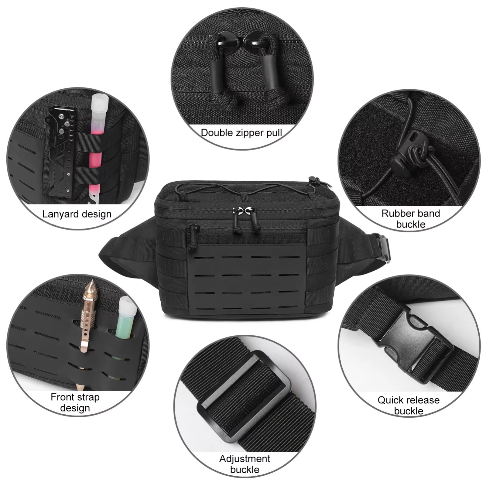 Taktik Bel Çantası, Gizli Taşı - Edc Carry Fanny Pack incelemesi ve fiyatı