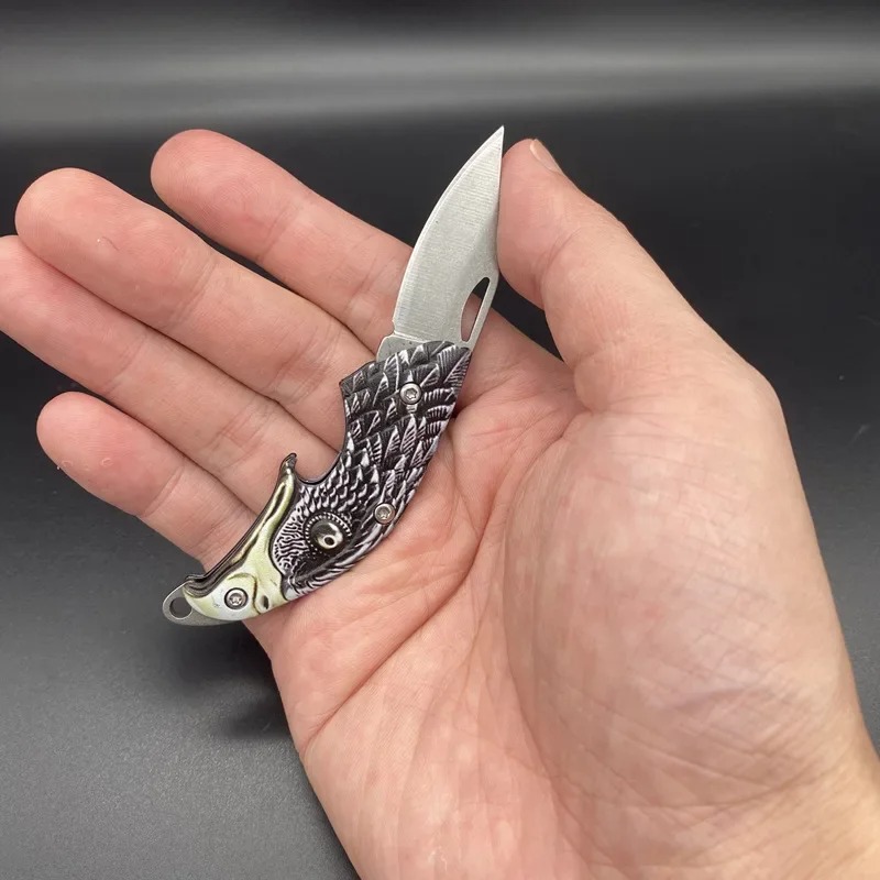 Kartal Başlı 3D Oymalı Katlanı - Edc Carry Knife incelemesi ve fiyatı